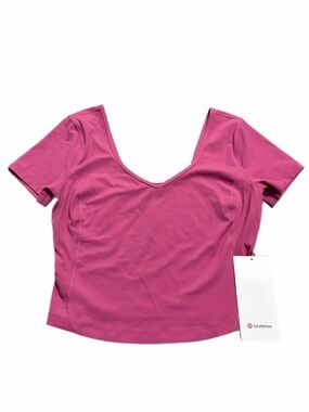 NWT Lululemon Align T-Shirt (Pink Lychee) Size 8